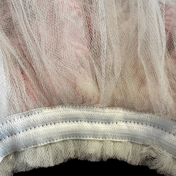 NWT-Rare & New Handmade Meg Dana & Co. Embroidered Pink Daisy Margarita Fie Tutu - Picture 8 of 10